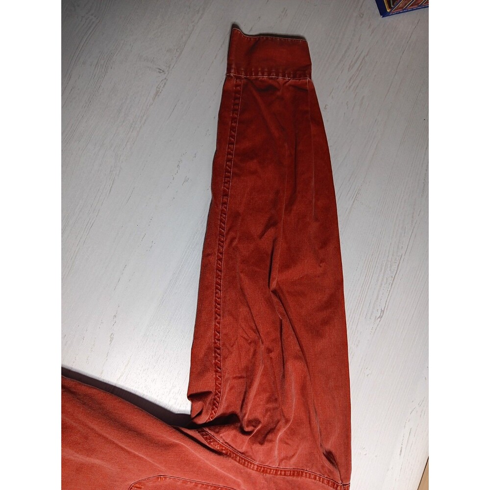 Columbia XCO short-sleeved cotton shirt mens size Large Burnt Orange Rust Color - Picture 6 of 16